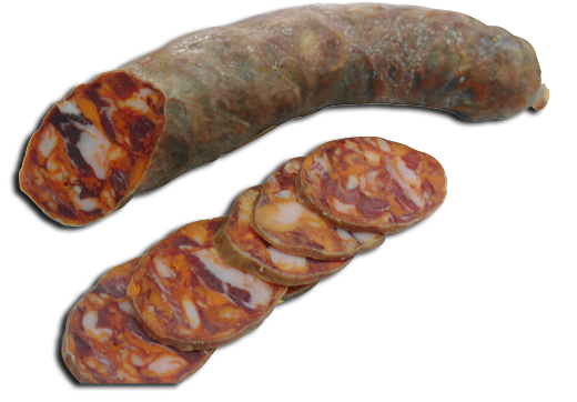 Chorizo Rojo Cerdo, Cular Ibérico Extra. 1 k. aprox.