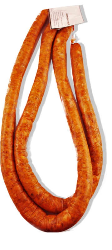 Chorizo Rojo Fino Casero. 1 kilo aprox
