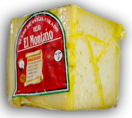 Queso Oveja Viejo "EL MONTAÑO" Pieza 750 a 850 grs. aprox.