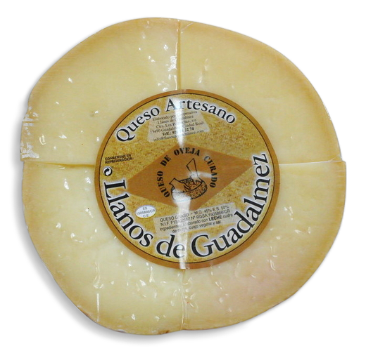 Queso Oveja Curado." Llanos de Guadalmez". Peso aprox 340 a 440 grs.