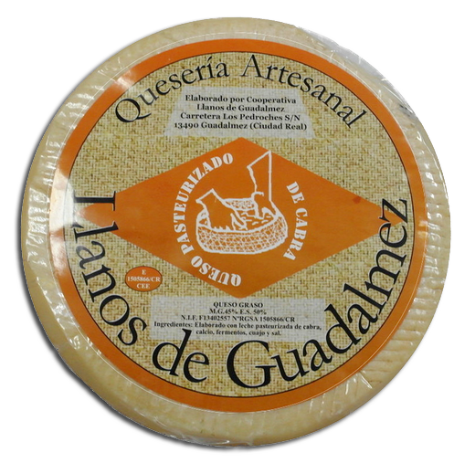Queso Semicurado de Cabra. " Llanos de Guadalmez ". 800 a 1000 grs.