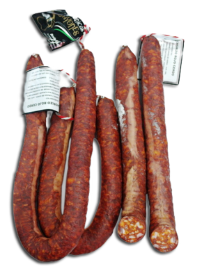 Chorizo Rojo Iberico  Extremeño. Pieza 350 Gr