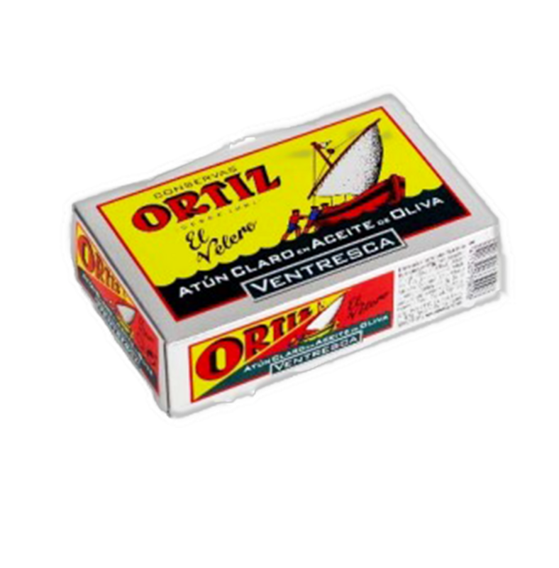 Ventresca de Atún en Aceite Oliva " Ortíz". Lata 110 g