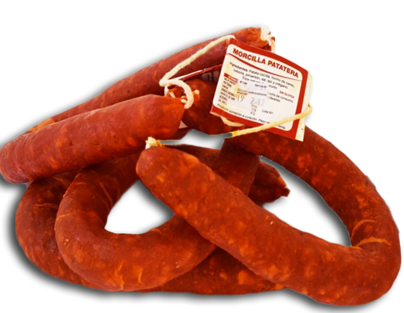 Morcilla de patata extremeña. Pieza de 300 GR