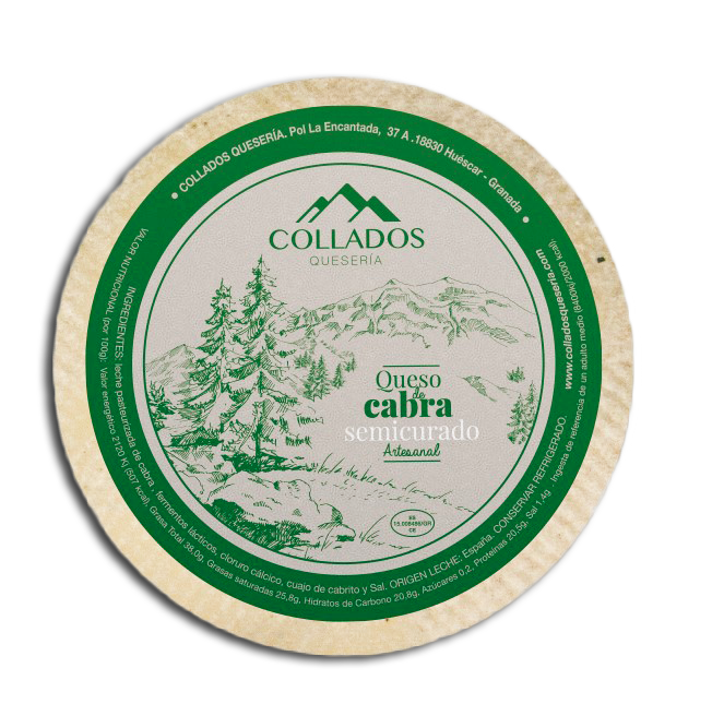 Queso de Cabra semicurado " Collados ".  Kilo