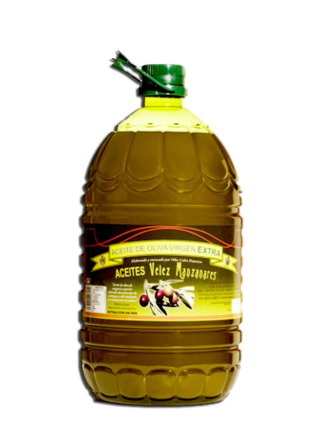 Aceite Oliva "Velez Manzanares" Virgen Extra. 5 l.
