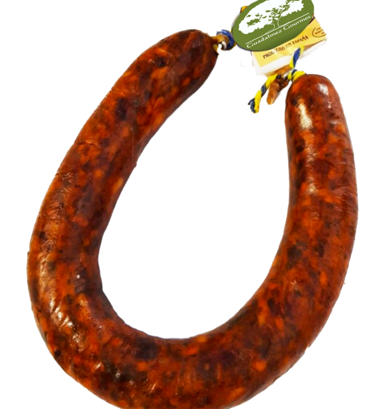 Chorizo de venado " Guadalmez Gourmet ". 1 Kg Aprox