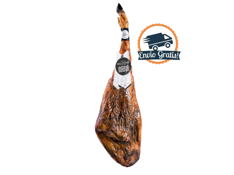 Jamón ibérico de cebo 50% raza ibérica. Belloterra. 7.5 a 8.5 kg aprox
