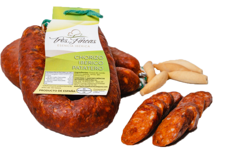 Chorizo Ibérico Patatero. pieza de 250 - 300 gr aprox