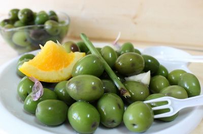 Aceitunas en sosa.