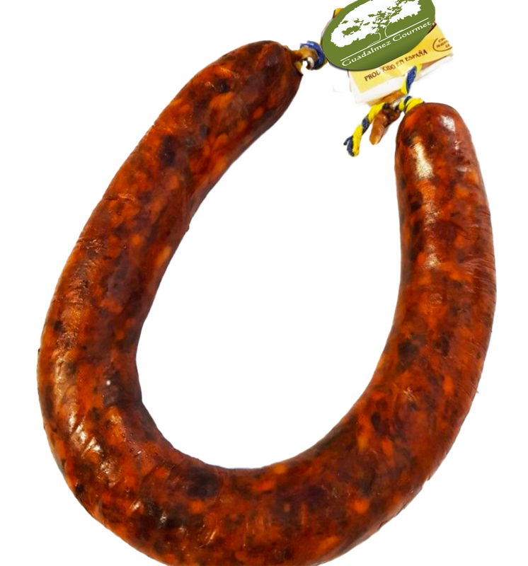 Chorizo de venado " Guadalmez Gourmet ". 1 Kg Aprox