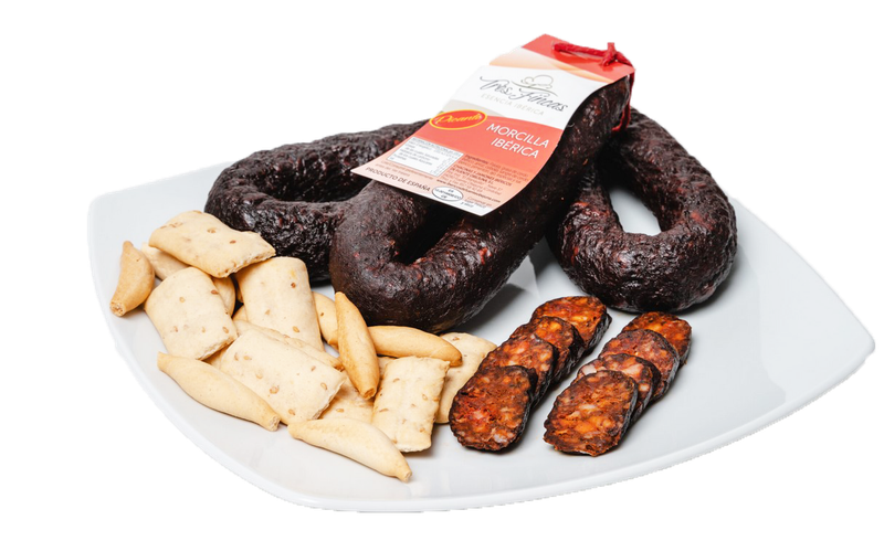 Morcilla ibérica tradicional. " Tres Fincas ".  Kilo Aprox