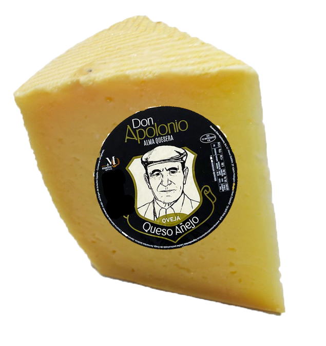 Queso Oveja Añejo Don Apolonio. Cuña 220 Gr apr.
