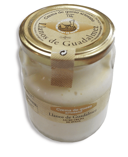 Crema de Queso Artesano. Crema de Queso Artesano. " Llanos de Guadalmez" Tarro de cristal
