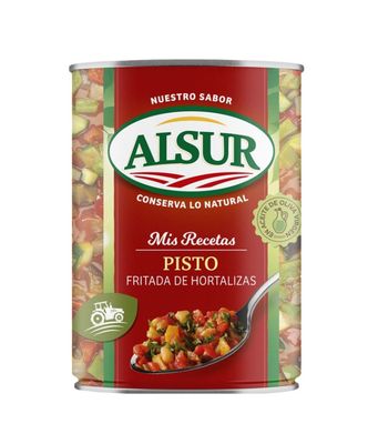Pisto (fritada) ALSUR lata de 400 grs Pisto (fritada) ALSUR lata de 400 grs