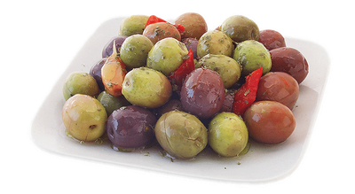 Aceitunas Caseras Rajadas Aliñadas. Kilo Aceitunas Caseras Rajadas Aliñadas. Kilo