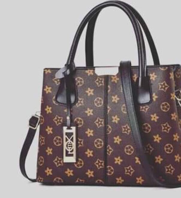 leather bag yel dark brown