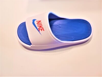 Men's One Slide Loafer Slippers Color: White Shoe Size: 45 US 11