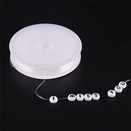 0.4mm Diameter Clear Nylon Monofilament Fishing Line Beading String