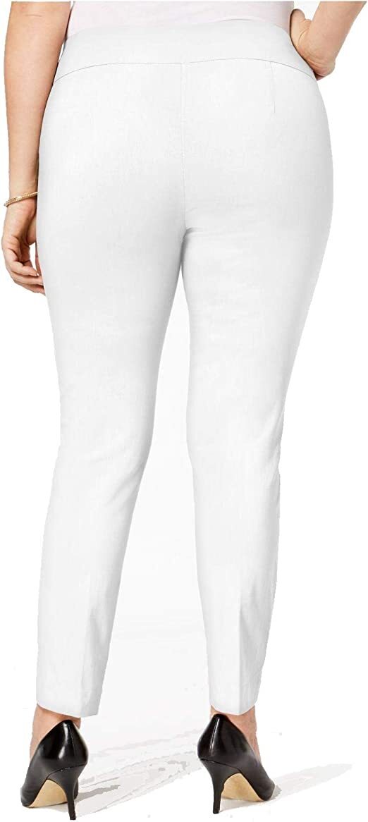 Alfani Womens Plus Tummy Control Pull On Casual Pants Dress Pants Trouser Size 20W