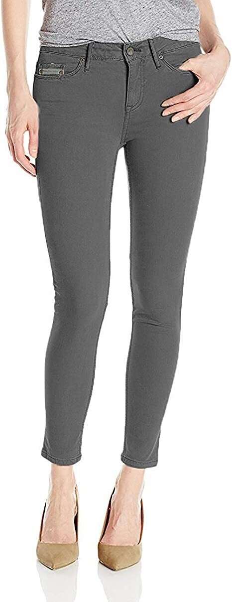 Jeans Womens Ankle Skinny Jean, Faded Grey, 5 pocket jean pant trouser Size 10
