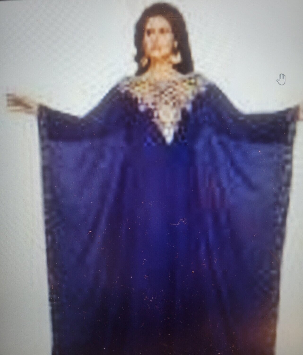 Blue Kaftan Maxi Dress Evening Gowns Evening Dresses Takshita Wear Wedding Dress Cocktail Dress Abaya Gown Light
