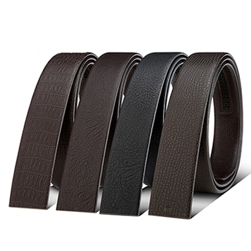 No stitching100% full leather material Men Genuine Leather Dress Belt with Single Prong Buckle Real leather Superior Quality Cuir Veritable Size 47/120