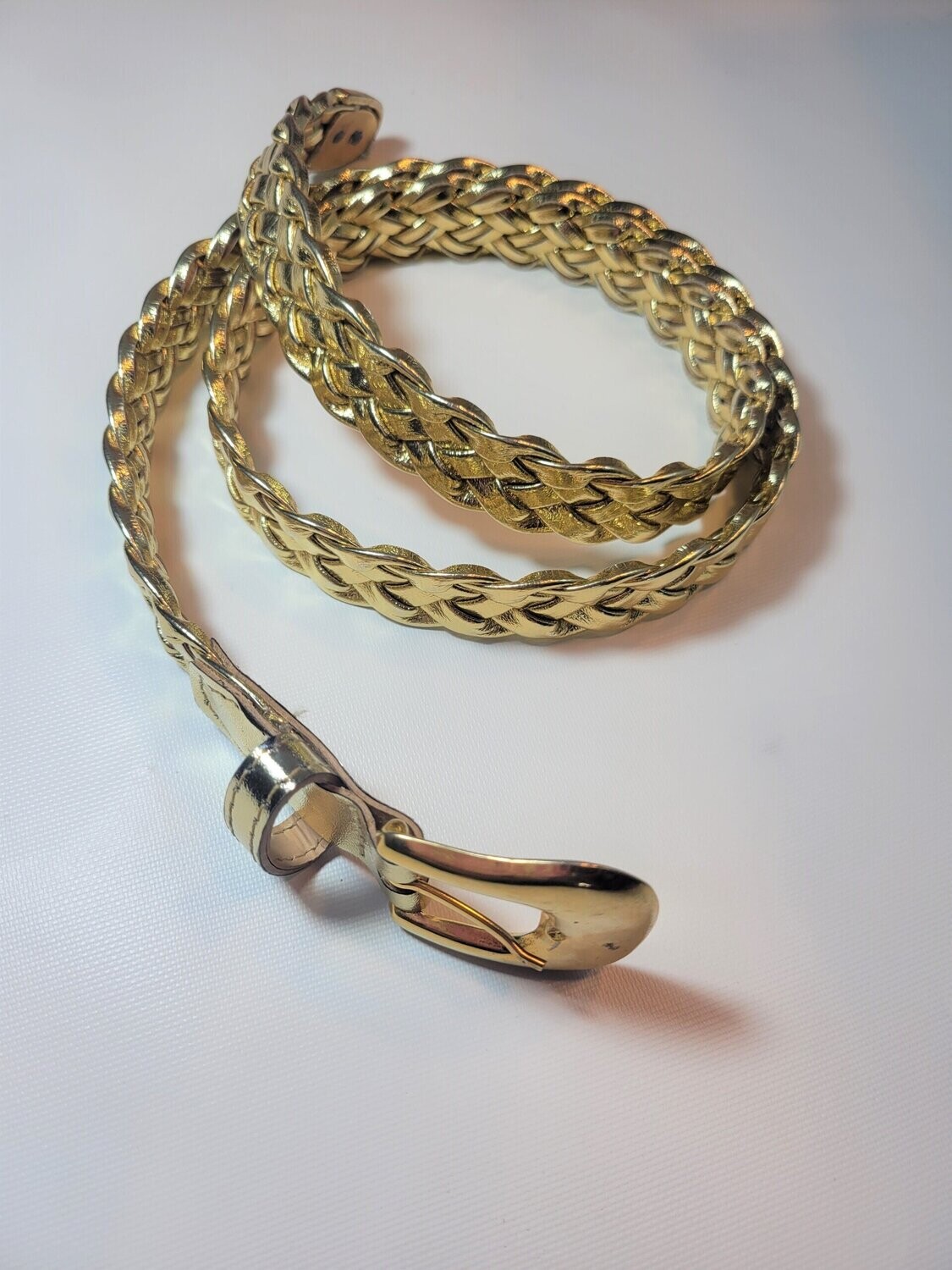 Gold Braided Belt Bling Style for Dress Gown or Jeans