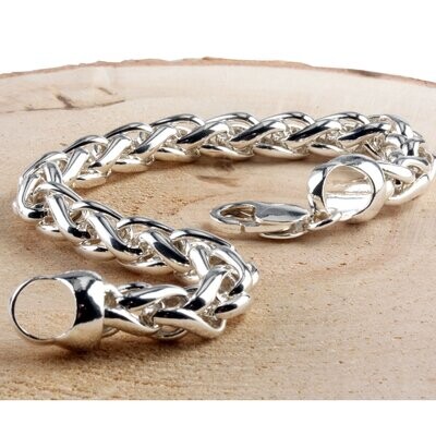 High Quality Cuban Chain bracelet Stainless Steel Punk Style Designer Bracelet For Woman Man Fashion Jewelry 4.5MM Length 7 inches