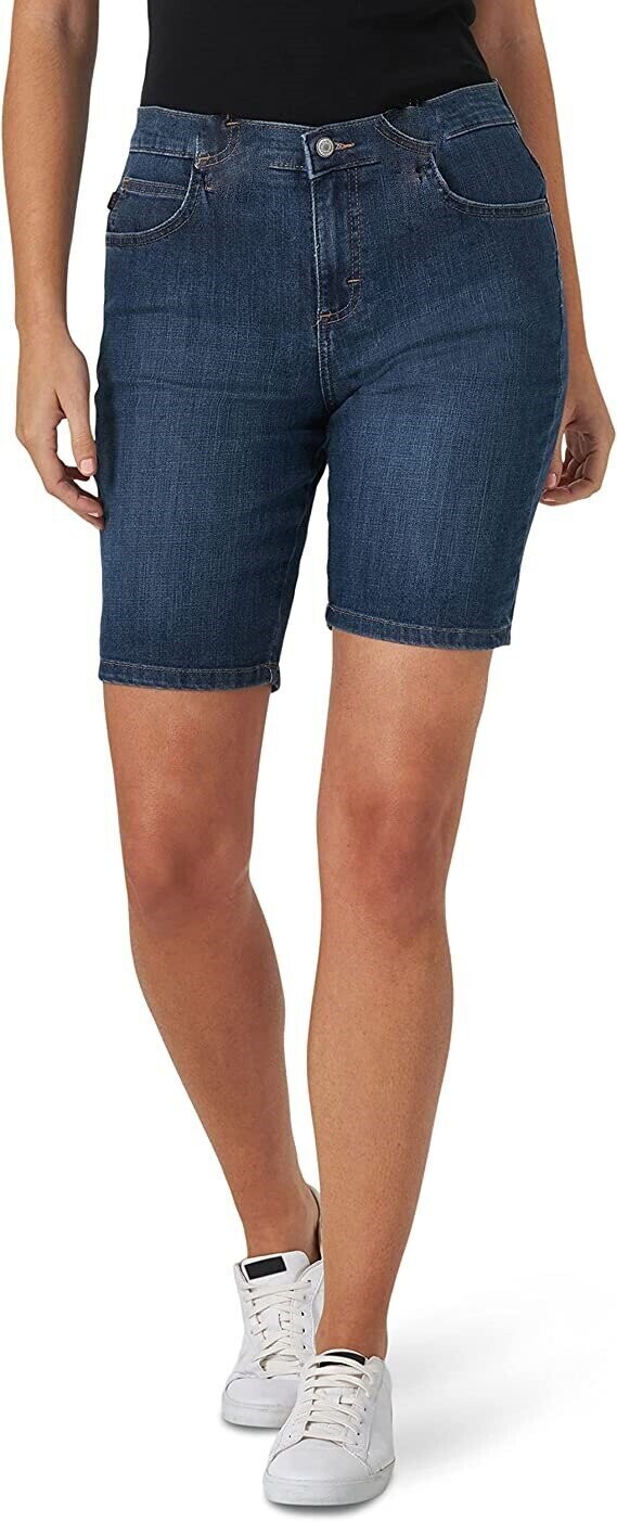 Women's Denim Shorts Mid Rise Jeans Bermuda Shorts Stretch pant trouser jeans
