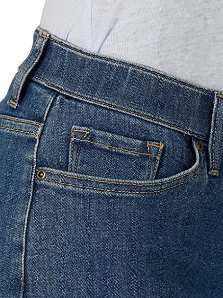 Women's Ultra Lux Mid-Rise a Line Jean Stretch Slim Fit Short Jeans Women's Maddie Mid Rise 5