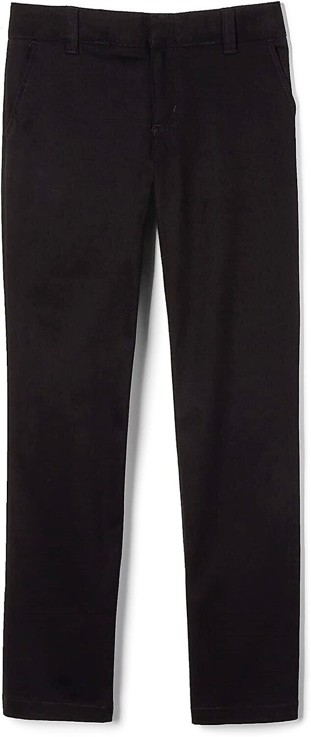 French Toast Girls' Straight Leg Pant Adjustable Waist Pants