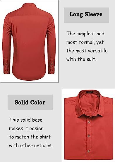 STAFFORD Men's Dress Shirt Regular Fit Ultra Wrinkle Free Flex Collar Stretch