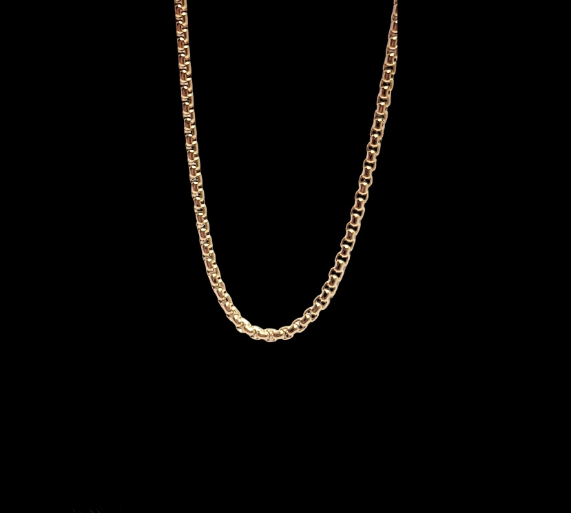 1.2mm 14kt Yellow plated Gold Chain Necklace 16.5