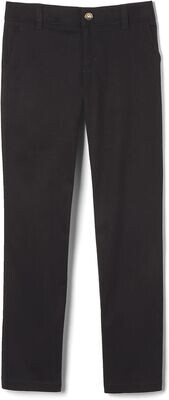 Cat and Jack straight Recto Girls' Adjustable Waist Stretch Twill Straight Leg Pant Size 10
