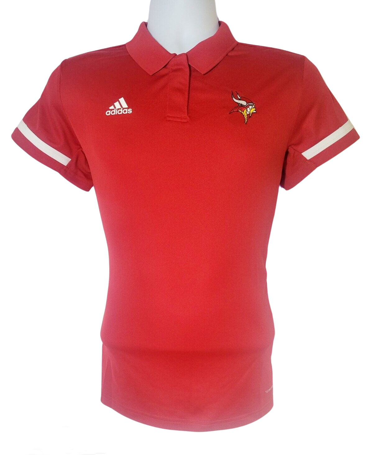 adidas Male Team Polo Red Shirt Size Large