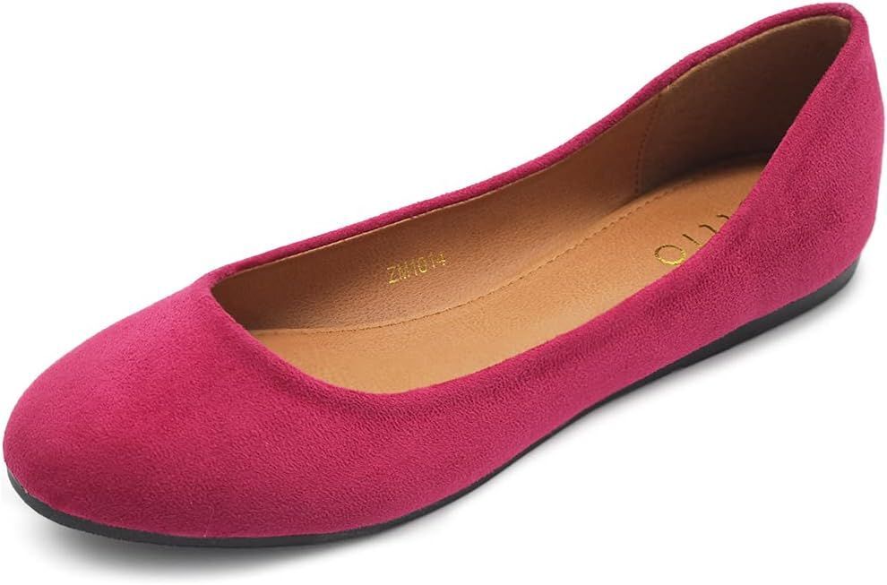 Pink fashion ladies shoes pointed flat work shoes for women, Wholesale fashion design corporate women shoes beautiful new design casual flat office/women  ladies shoes size 42 US 9.5