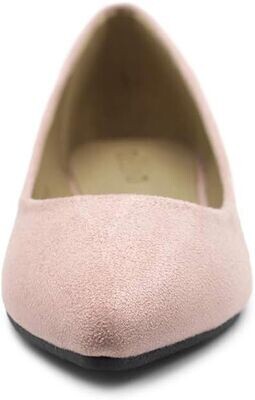 Soft Peach Womens Shoe Ballet Fashion Ladies' Shoes pointed flat work shoes for women, women shoes beautiful new design casual flat office/Corporate women ladies shoes size 40 US 8.5 Soft Peach Womens Shoe Ballet Fashion Ladies' Shoes pointed flat work shoes for women, women shoes beautiful new design casual flat office/Corporate women ladies shoes size 40 US 8.5
