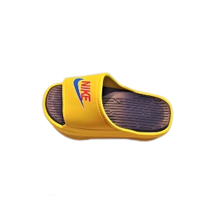 Men's One Slide Loafer Slippers  shoe Color: Yellow Shoe Size: 43 US 10