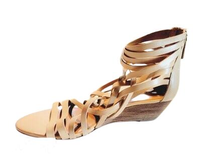 Champagne Gold Nordstrom Wedge Sandals for Women Dressy Casual Summer Cute Comfy Wedges Heels Beach Sandal Shoe