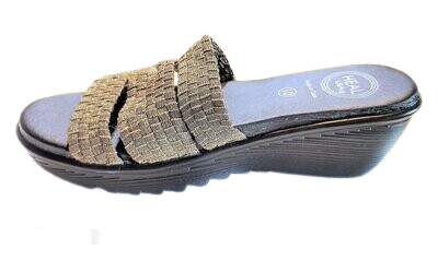 Brown Heal Usa Women's Strappy Wedge | Wedge Sandals for Women Shoe approximate heel 3 inches