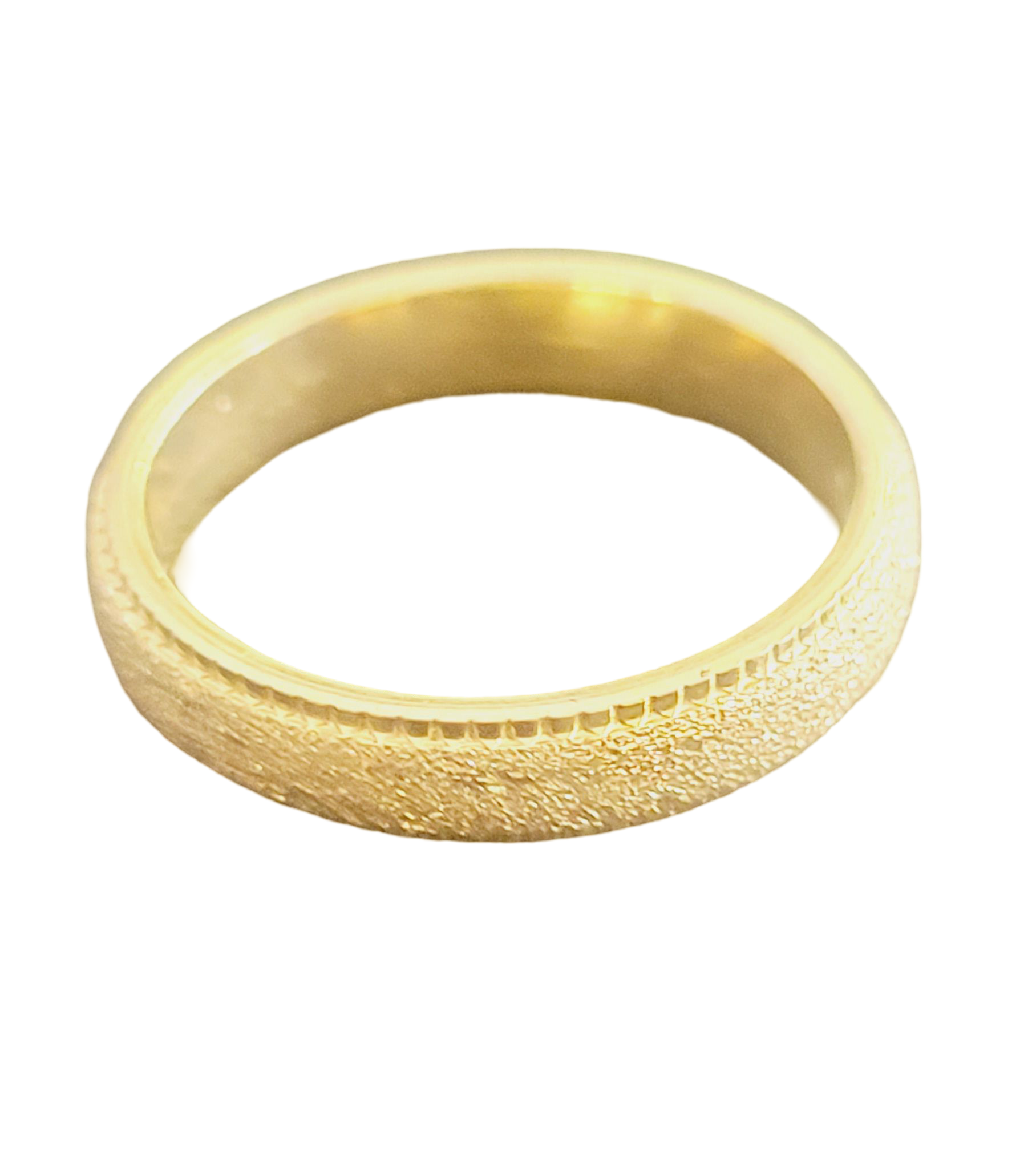 Gold Wedding Ring Bands Round Gold Rings for Men and Women 1 Band