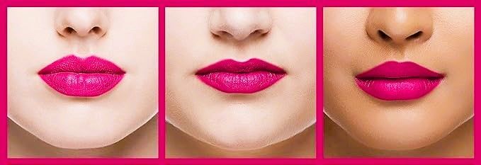 Electric Pink 1 Pcs Matte Absolute Care Liquid Lipstick/Lip-gloss Makeup Set Kit, Long Lasting Waterproof Velvet Lip Gloss, Pigmented Lip Makeup Gift for Girls and Women