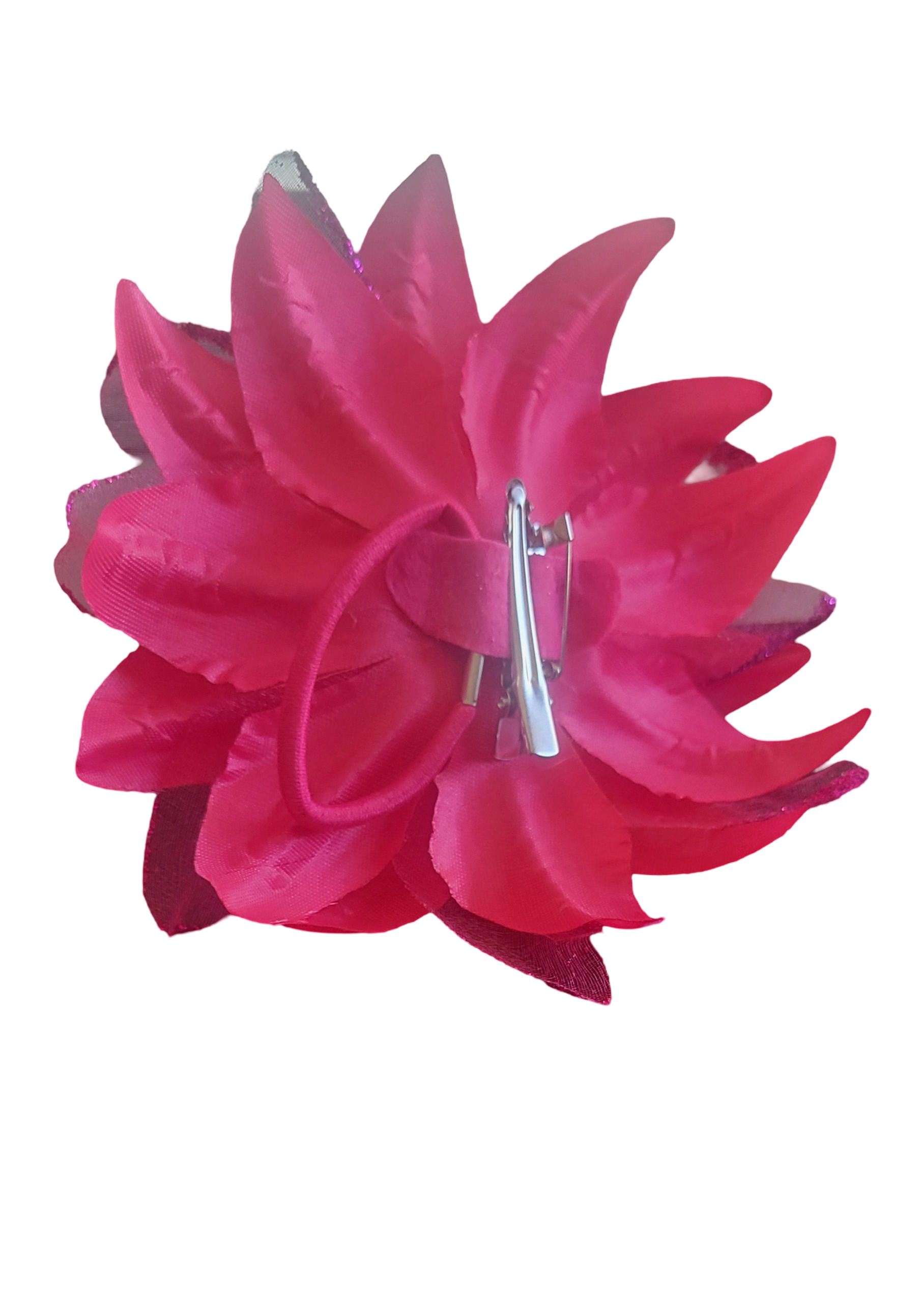 Large Rose Flower Brooches Hair Silk Fabric Brooches Big Flower Brooch Hair Pins for Women Wedding Party Dance Dress Clothes Accessories Jewelry Gifts