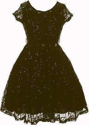 Gianni Bini Corner Cap Sleeve Floral Lace Glitter Dazzle Holiday Party Flower Girl Dress Gown