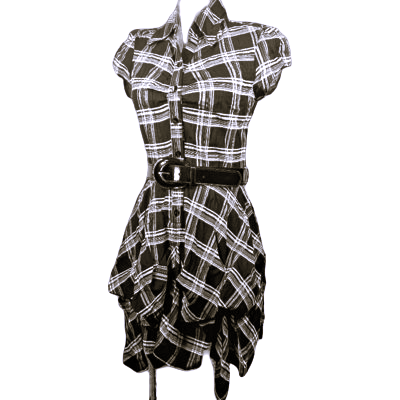 iz byer Ladies California spring and summer black and white gown Dress for ladies inside track