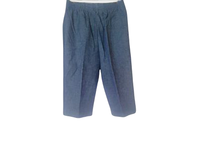 Elastic Waist Blue Boys' Pull-On Pant Suit Trousers