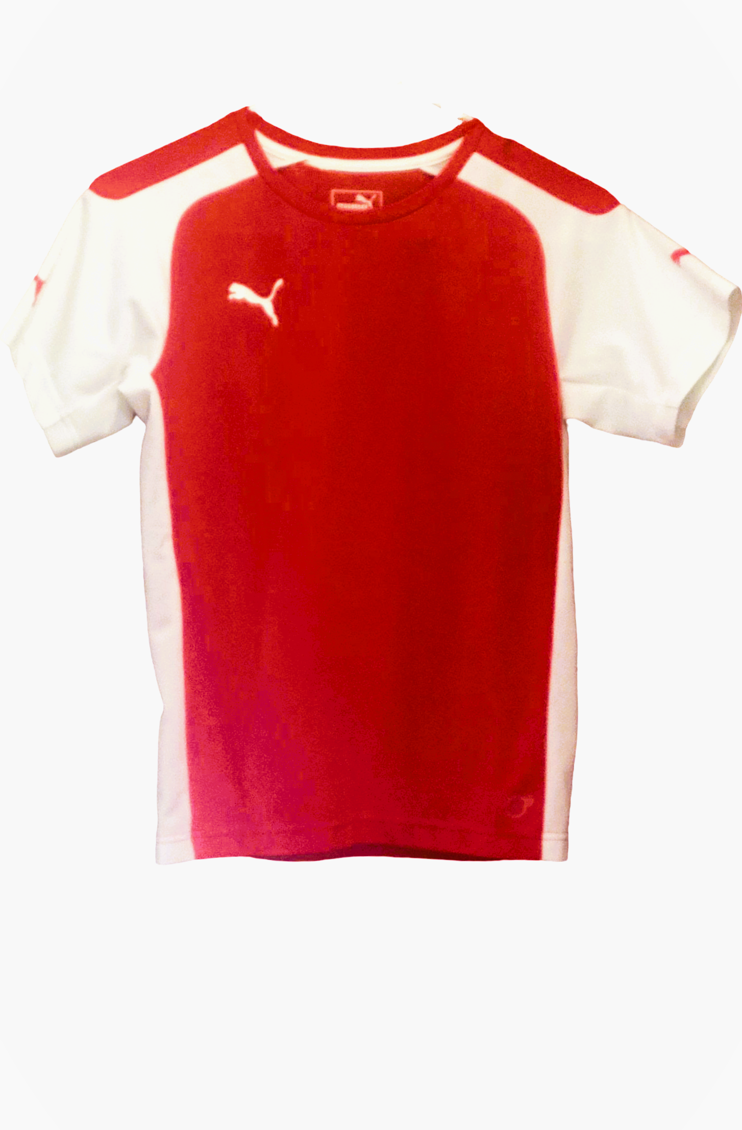 PUMA unisex child Youth Liga Jersey Shirt, Puma Red/Puma White, US YL