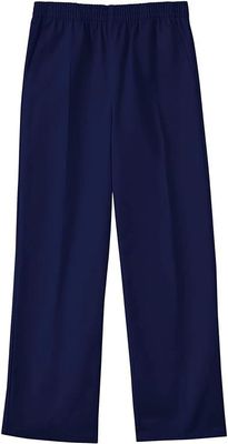Elastic Full Waist Pants Uniform Pull On Trousers with 2 side pockets