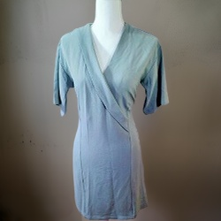 Bobeau Women's Grey Apparel Women's Surplus Top Grey Top Gown Dress for Ladies